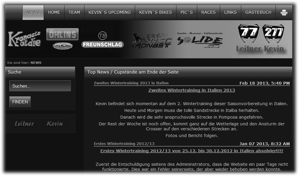 Kevin´s Homepage
